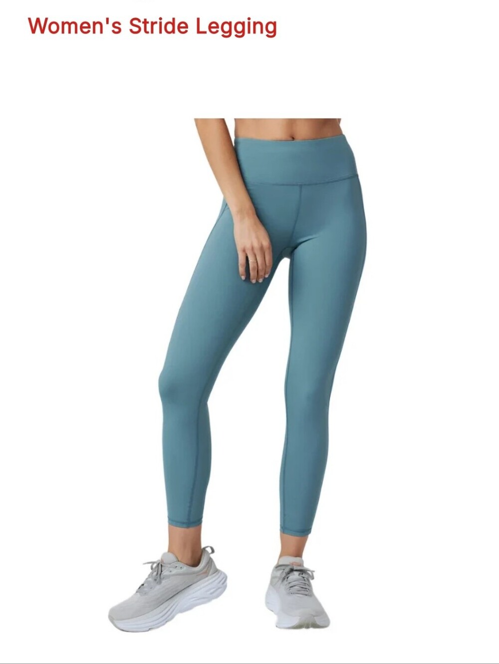 Vuori Women's Stride Legging in Teal Blue Sz L